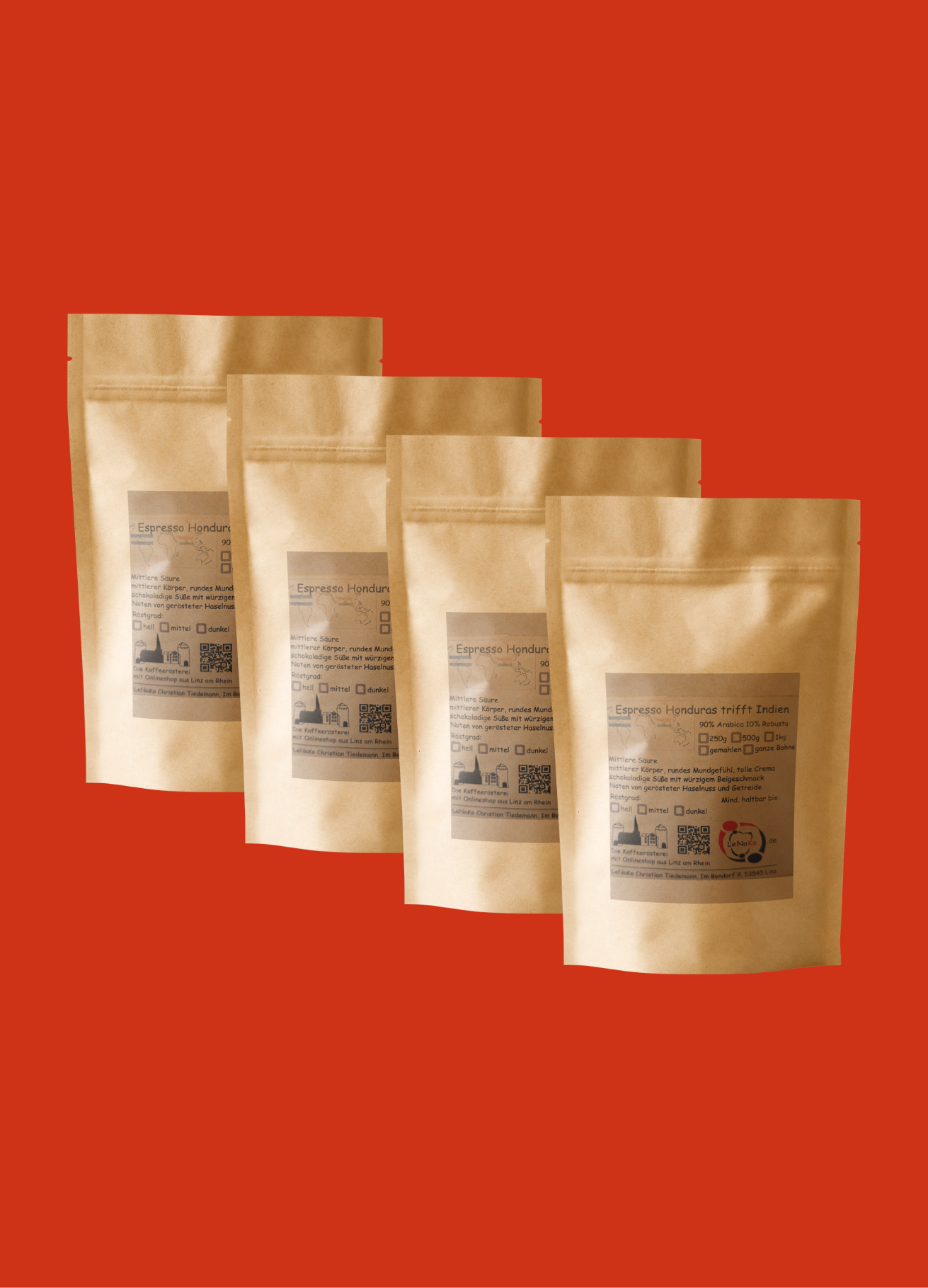Kaffee Bundles verschiedene Sorten 500g