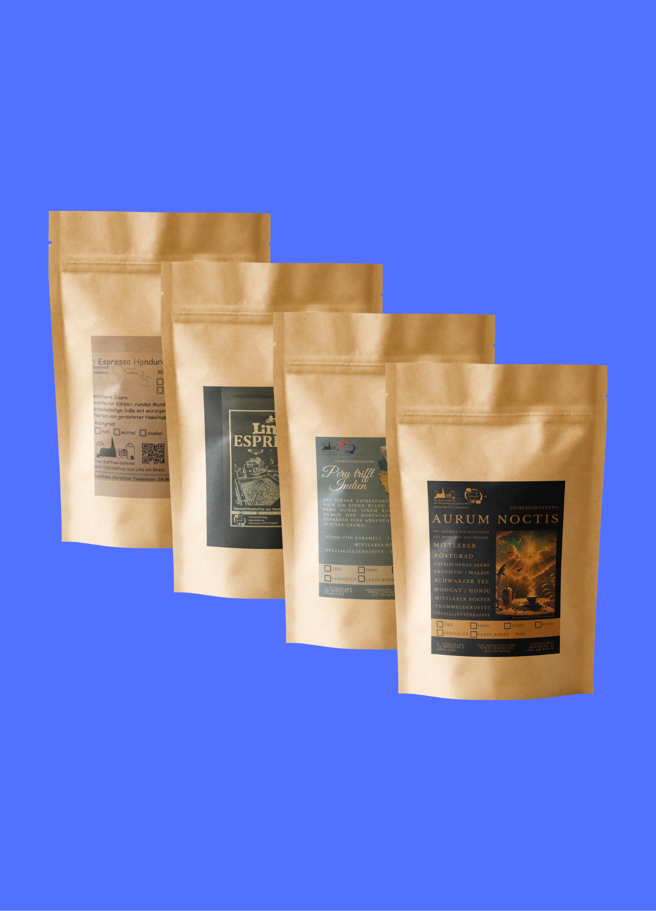 Kaffee Bundles verschiedene Sorten 500g