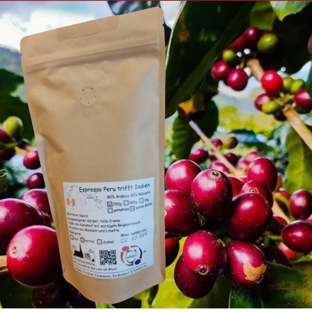 Espresso Peru trifft Indien