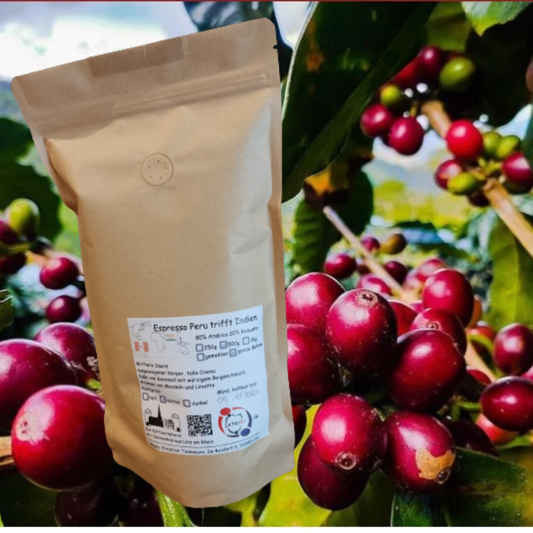 Espresso Peru trifft Indien