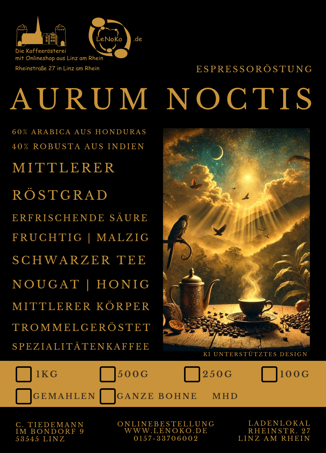 Espressoröstung Aurum Noctis