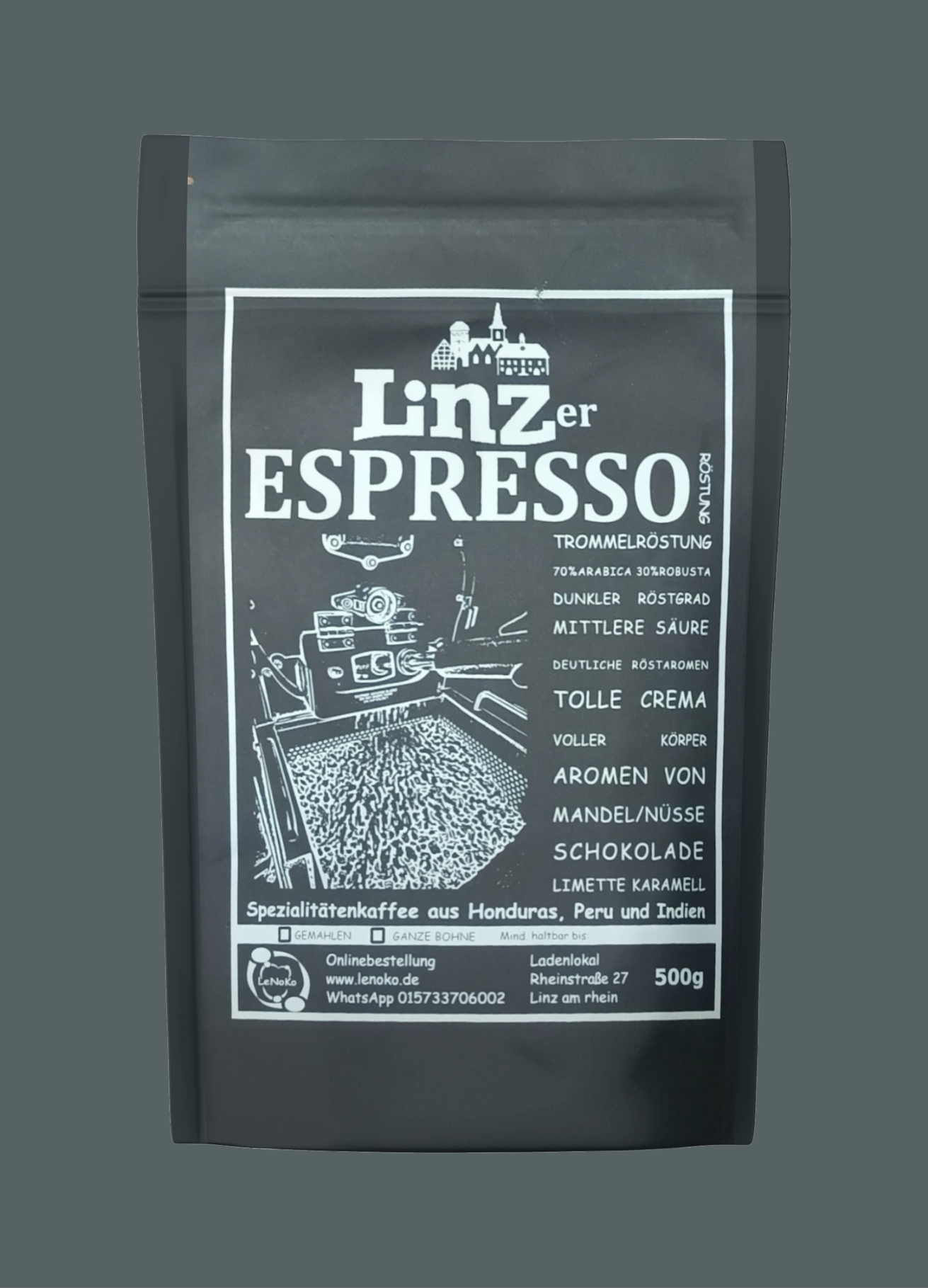 Linzer Espresso Röstung aka Espresso Amerika trifft Indien