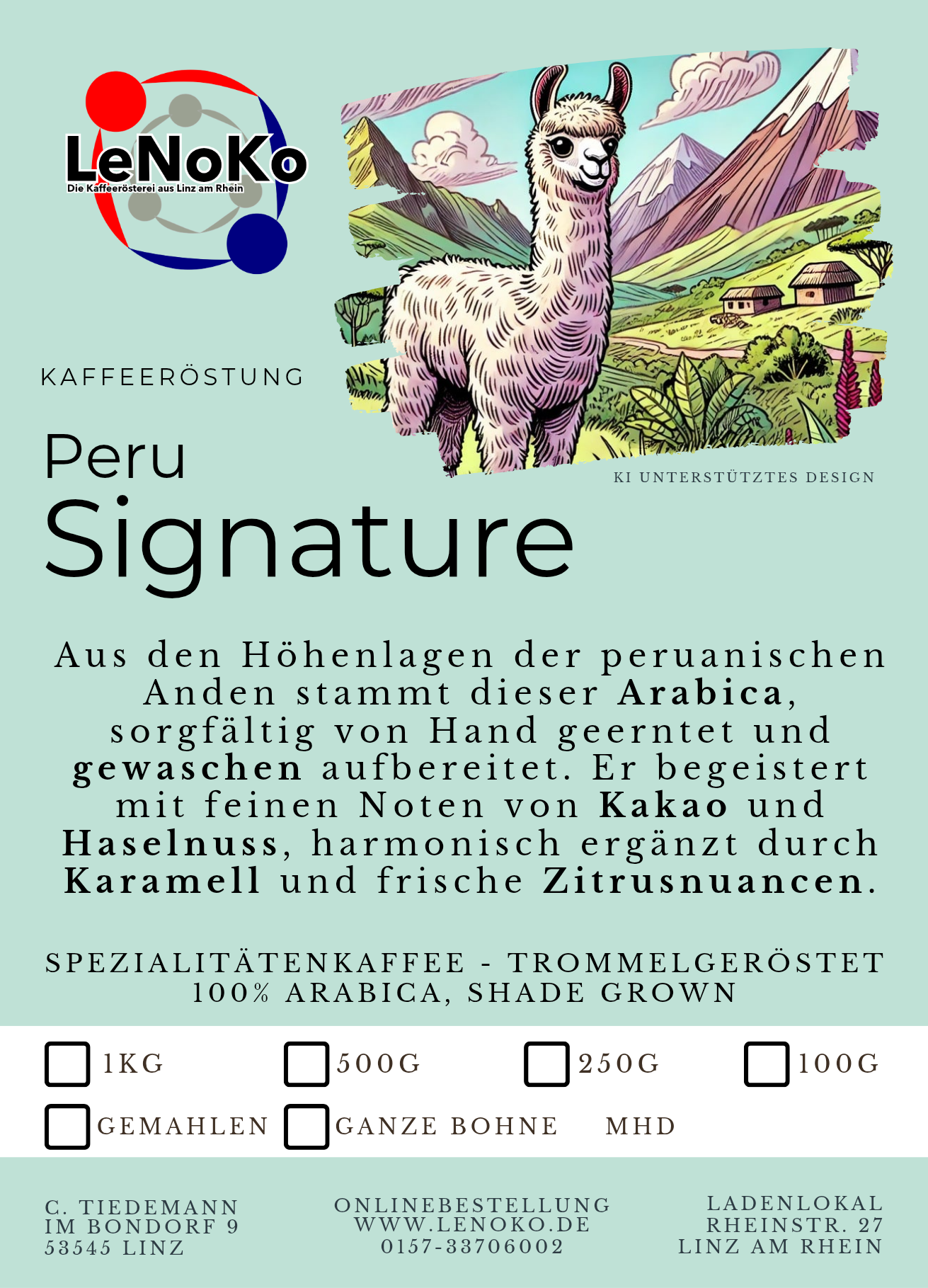 Kaffee Peru Signature
