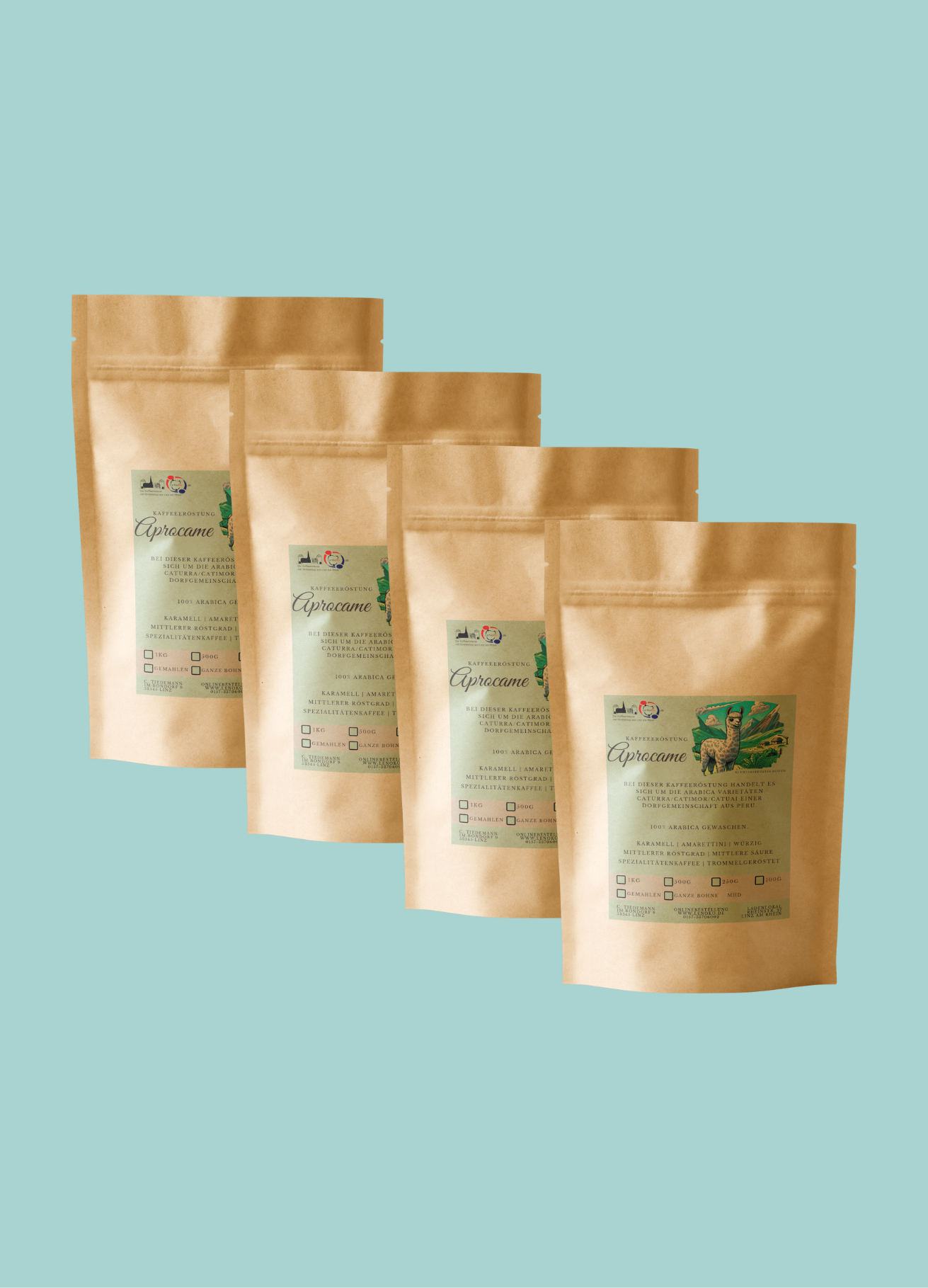Kaffee Bundles verschiedene Sorten 500g