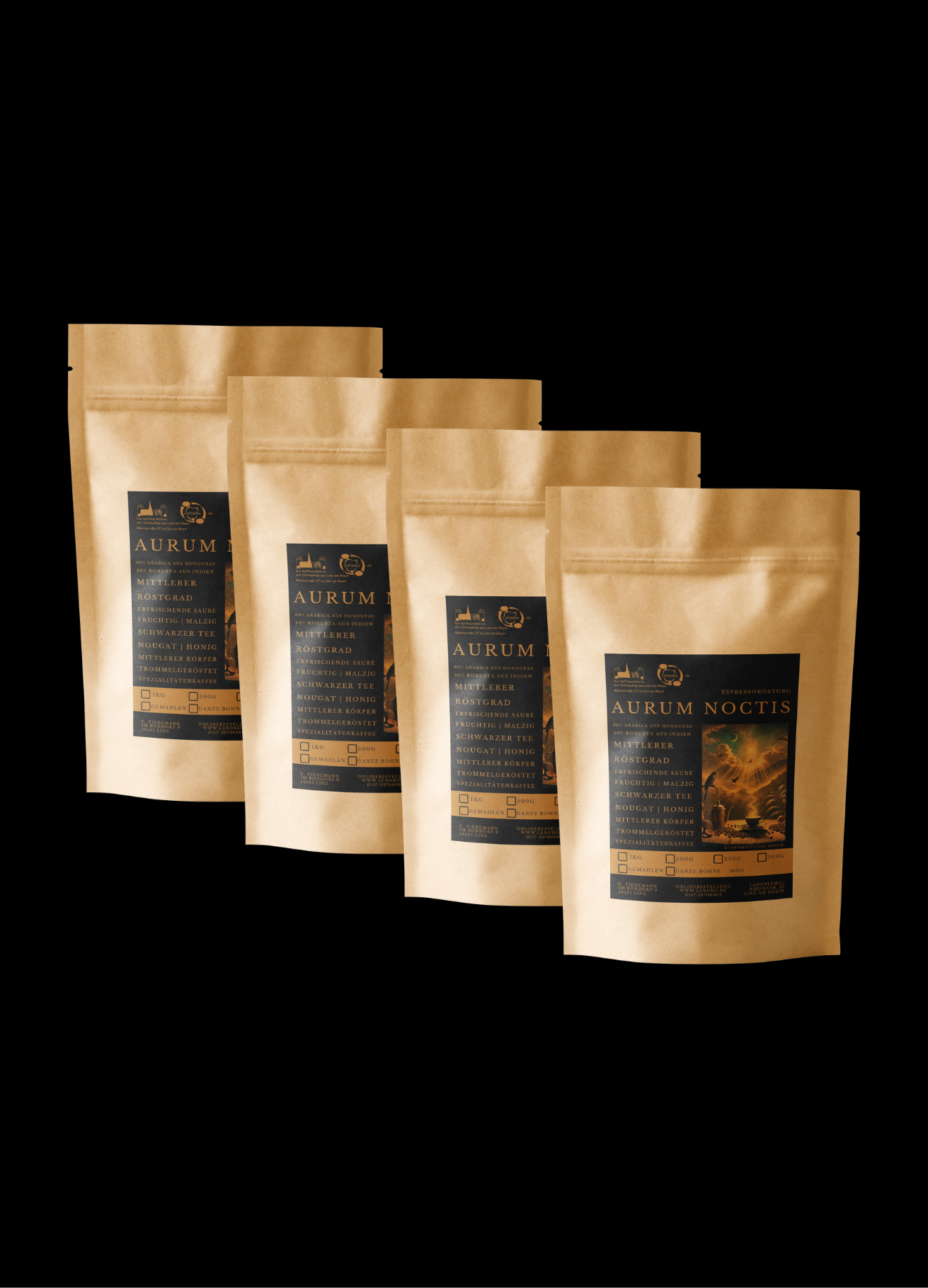 Kaffee Bundles verschiedene Sorten 500g