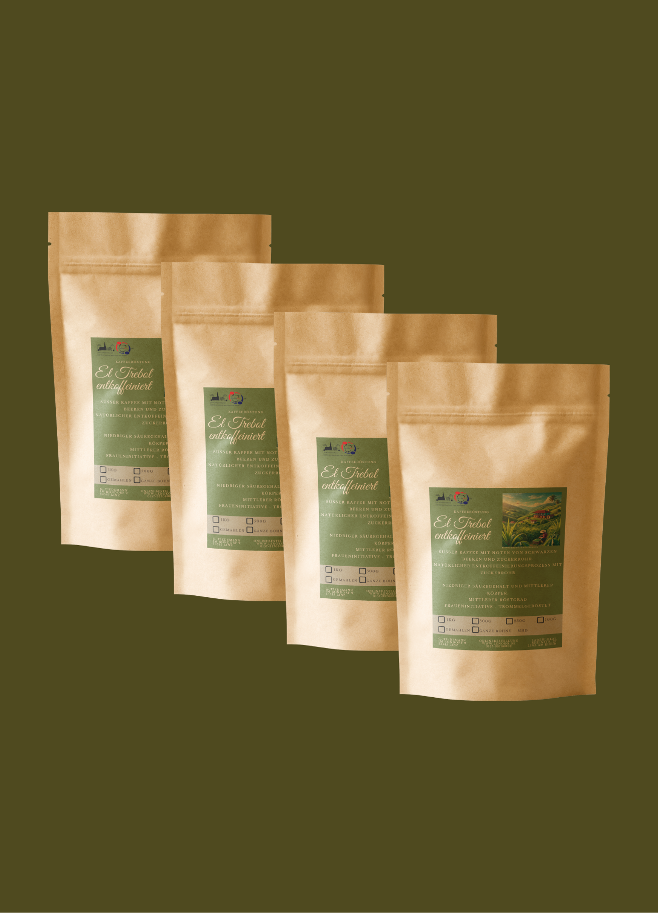 Kaffee Bundles verschiedene Sorten 500g