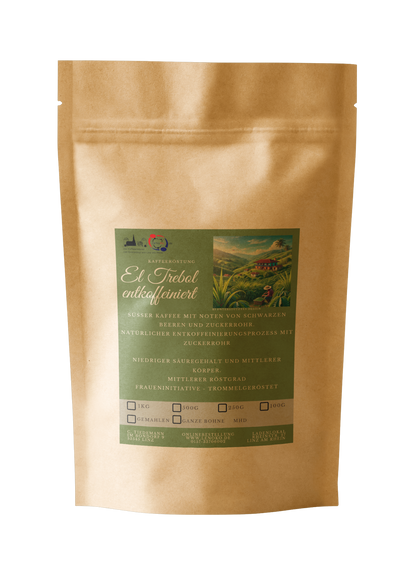 Entkoffeinierter Kaffee El Trebol