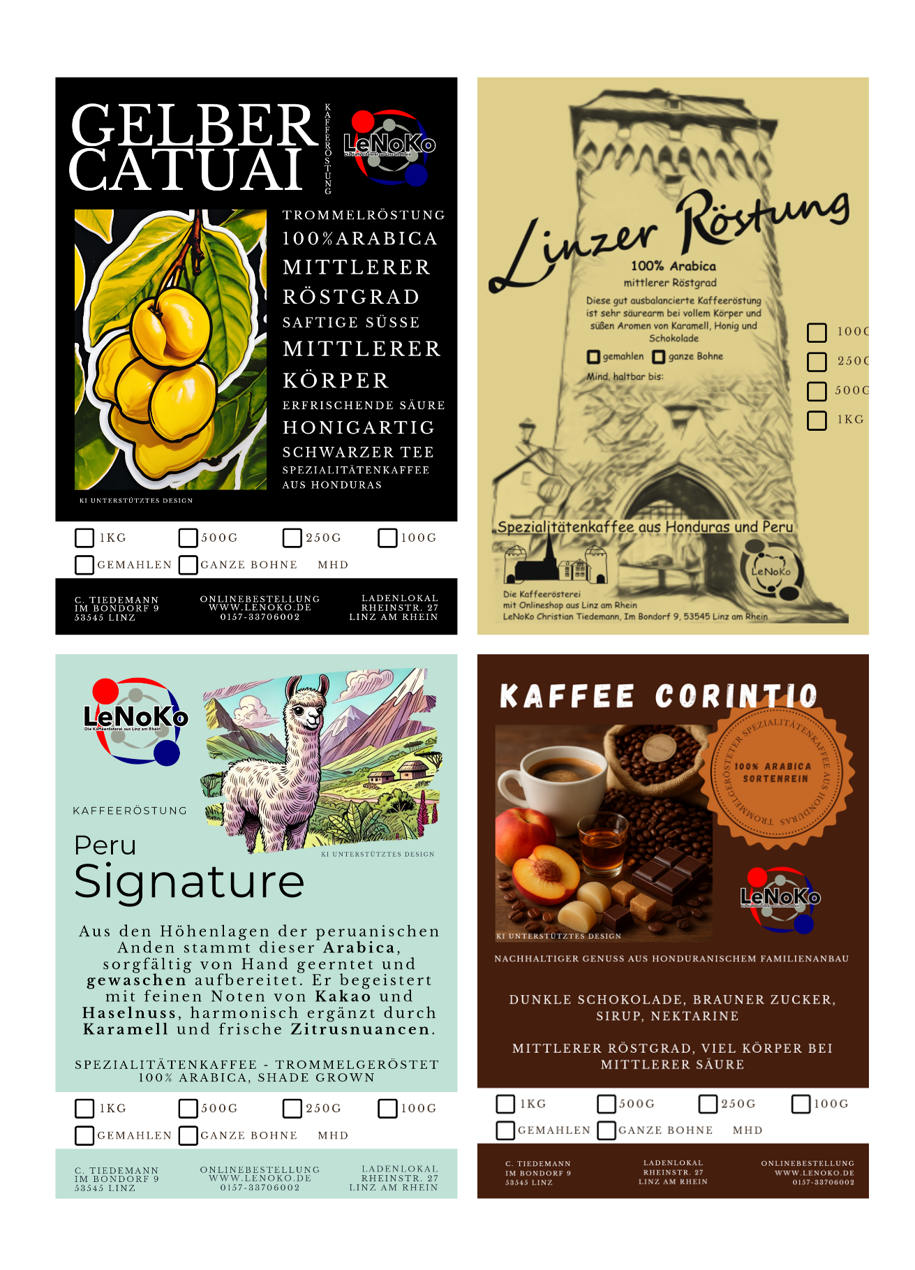 Aktions-Angebot: Gefriergetrocknete schokolierte Erdbeeren 🍫🍓 zu jedem Espresso- oder Kaffee- Bundle 4x500g gratis dazu