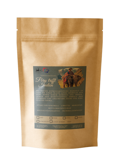 Espresso Peru trifft Indien