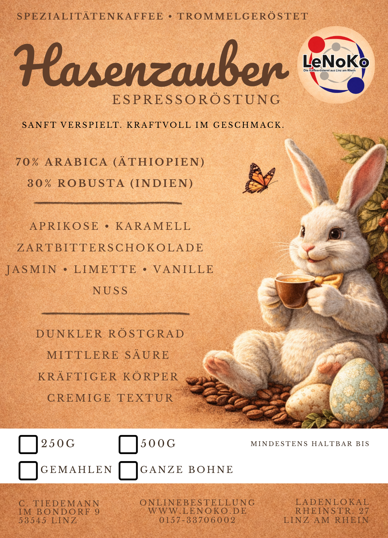 Espressoröstung Hasenzauber